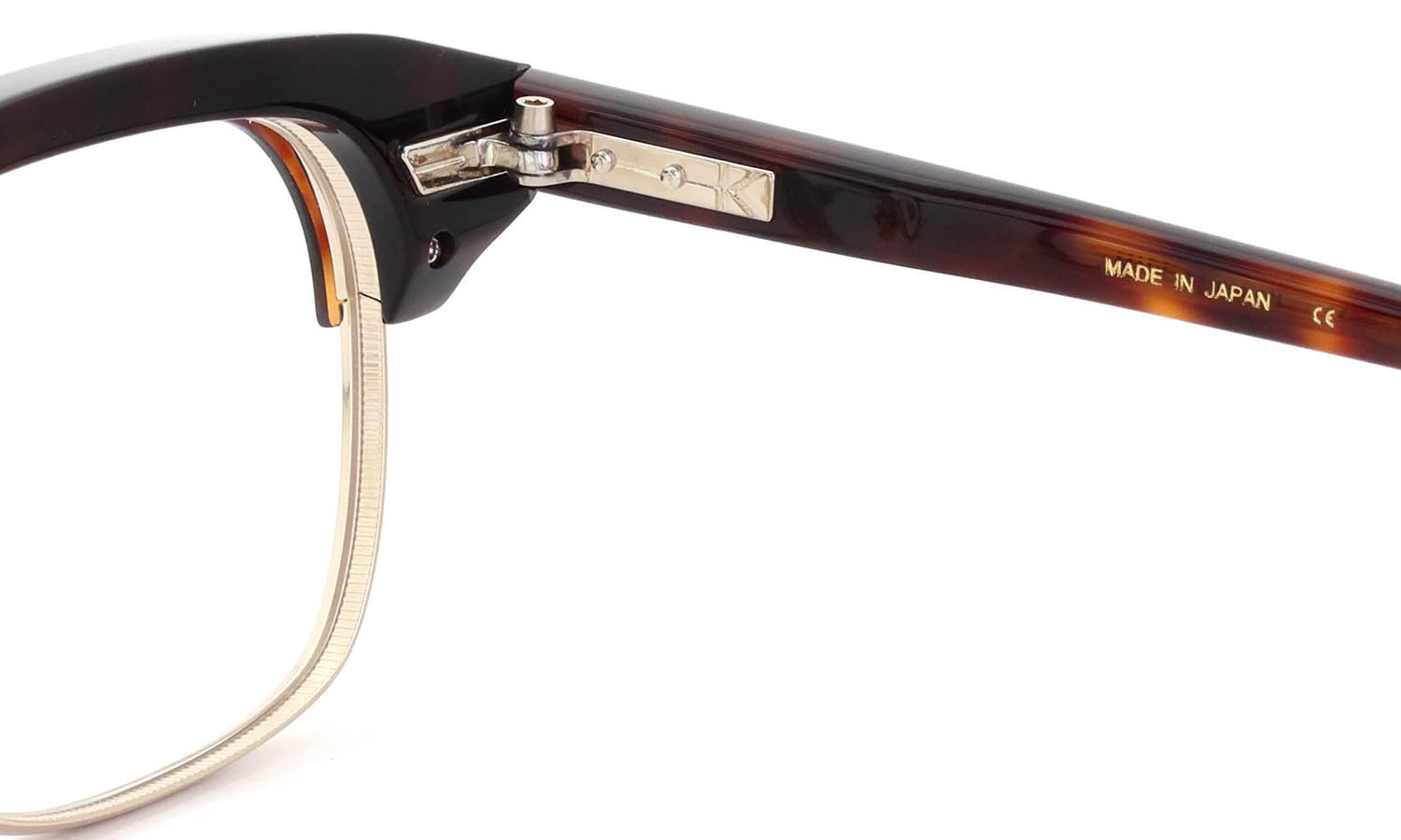 YUICHI TOYAMA:5 メガネ通販 FORT GREENE Col.03 Demi / White gold