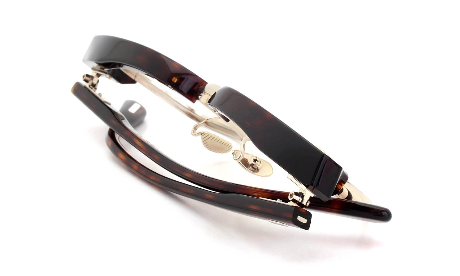 YUICHI TOYAMA:5 メガネ通販 FORT GREENE Col.03 Demi / White gold