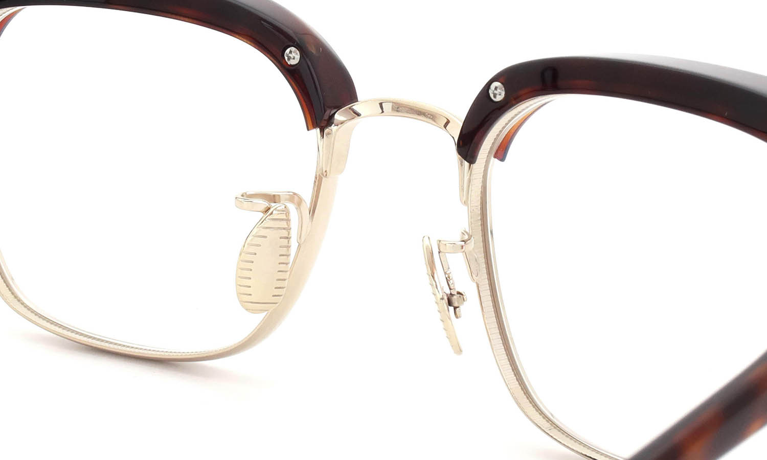 YUICHI TOYAMA:5 メガネ通販 FORT GREENE Col.03 Demi / White gold