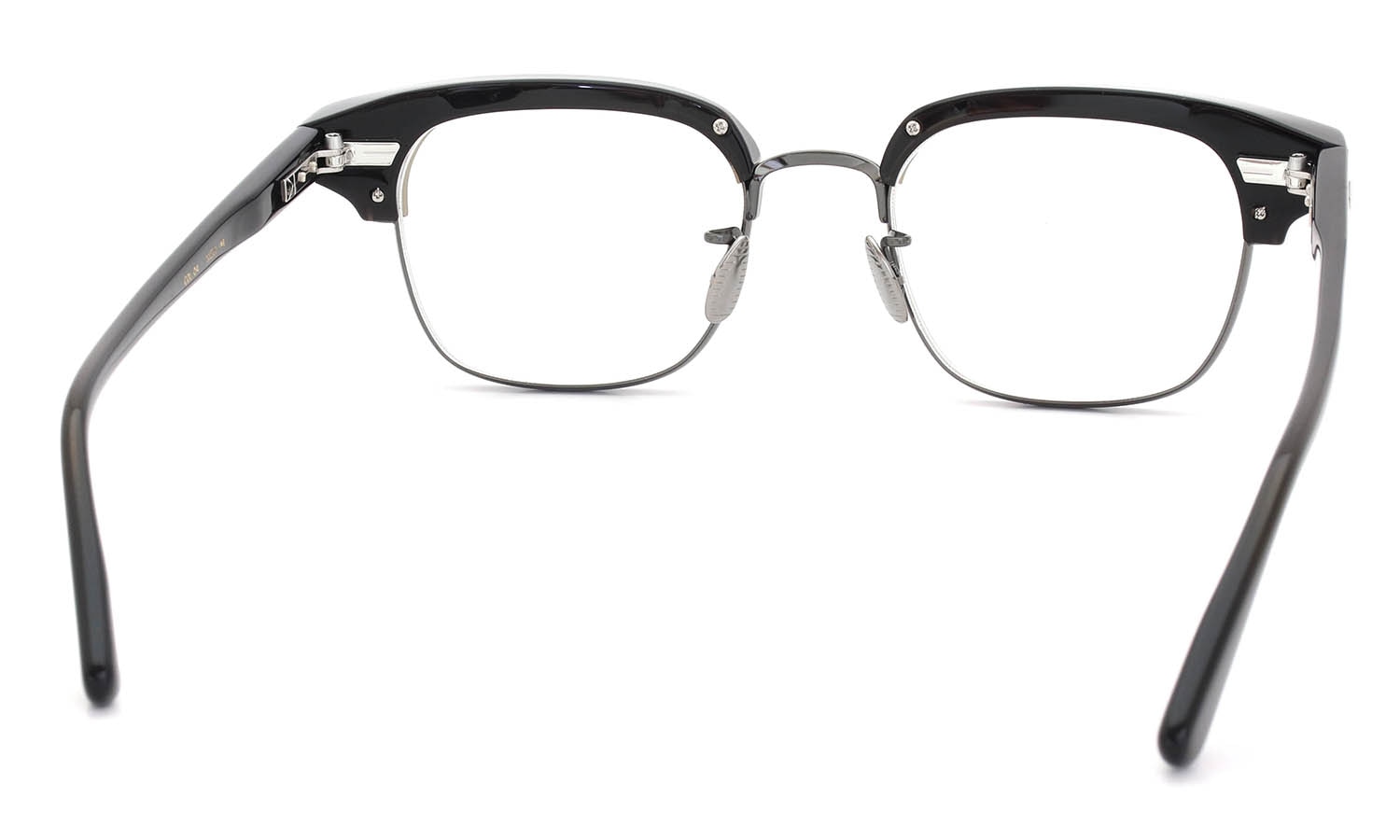 YUICHI TOYAMA:5 メガネ通販 FORT GREENE Col.04 Khaki brown / Metal gray + Silver