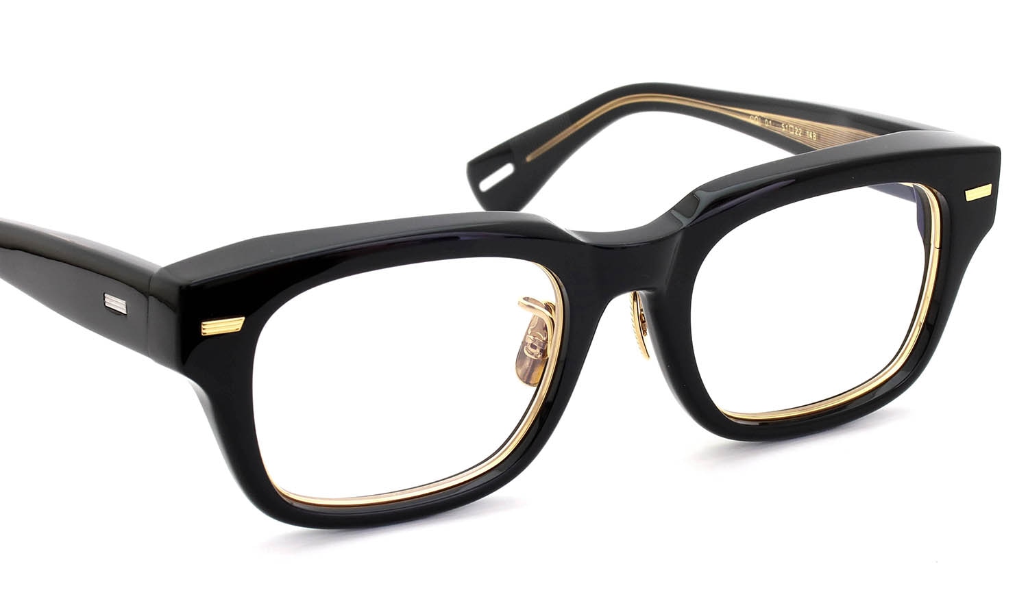YUICHI TOYAMA:5 メガネ通販 WILLIAMSBURG Col.01 Black / Gold
