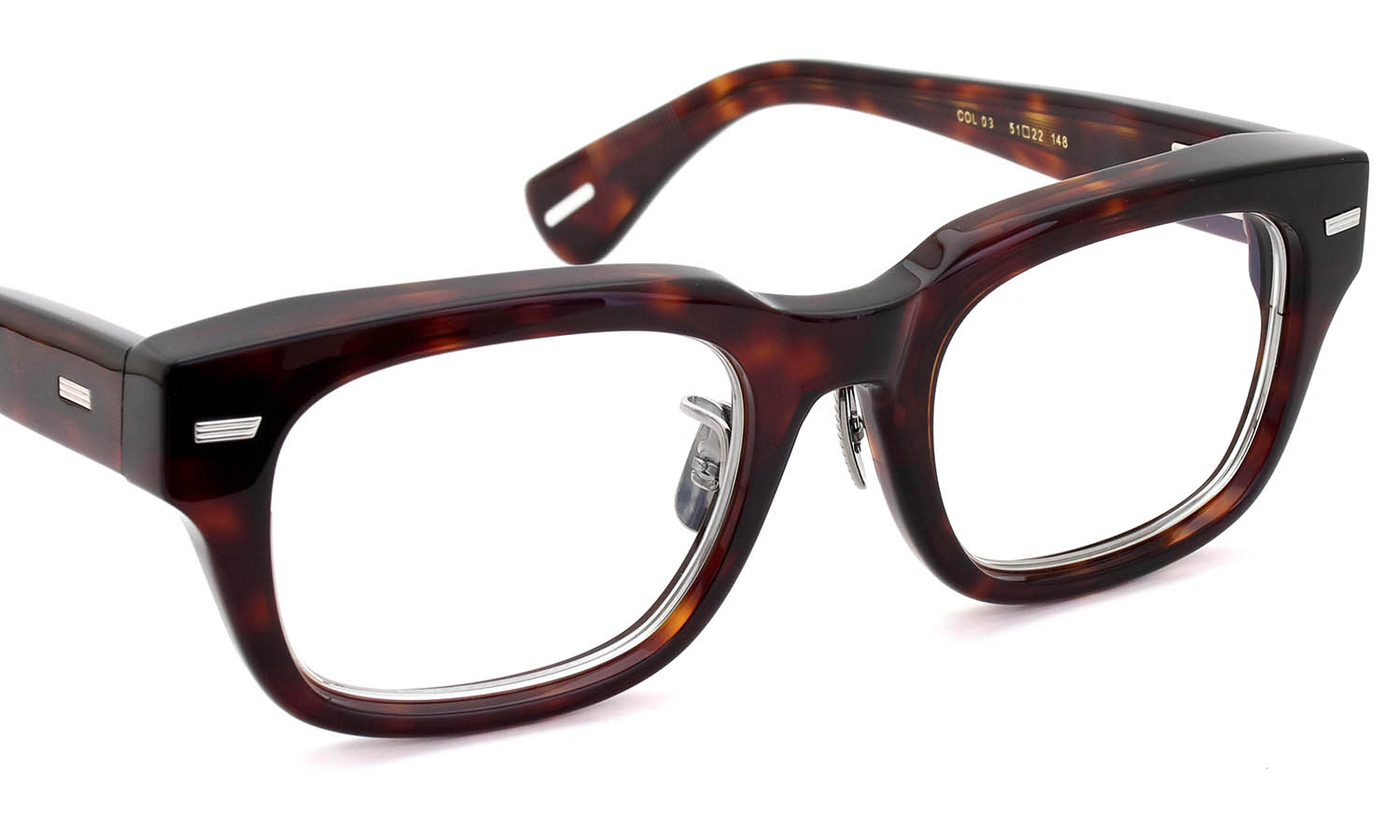 YUICHI TOYAMA:5 メガネ通販 WILLIAMSBURG Col.03 Demi / Silver