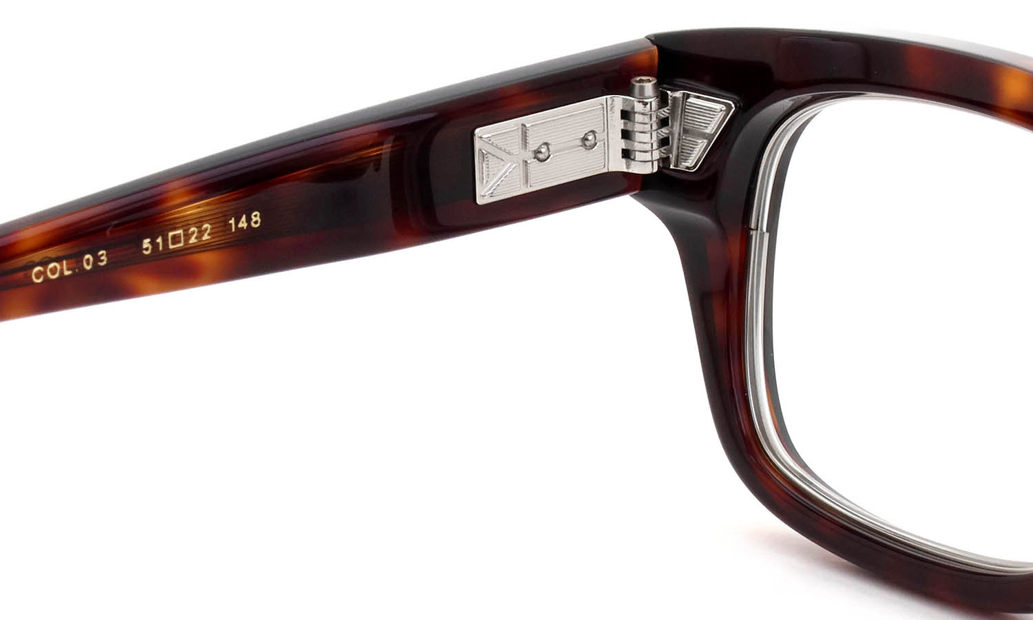 YUICHI TOYAMA:5 メガネ通販 WILLIAMSBURG Col.03 Demi / Silver