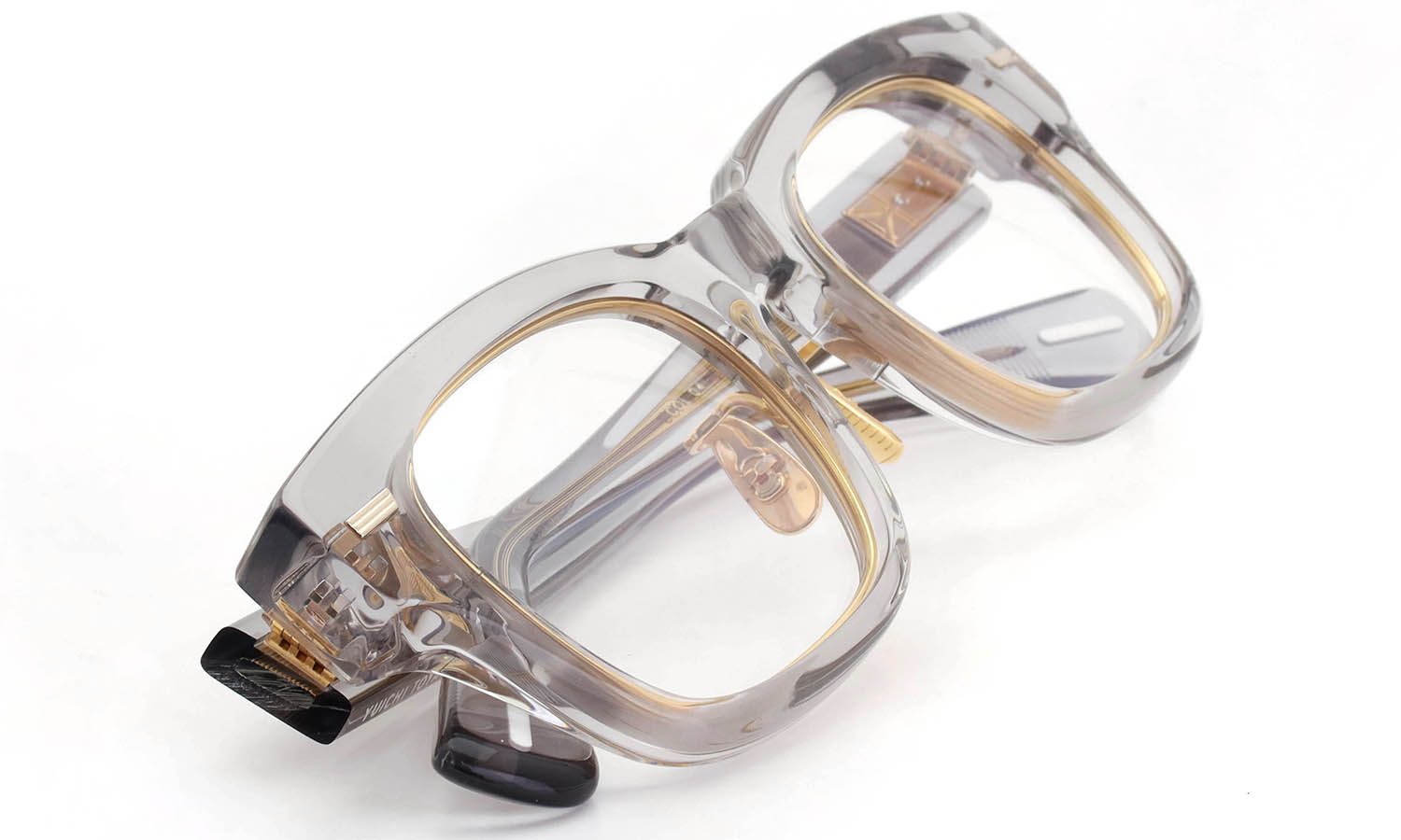YUICHI TOYAMA:5 メガネ通販 WILLIAMSBURG Col.04 Clear Gray / Gold
