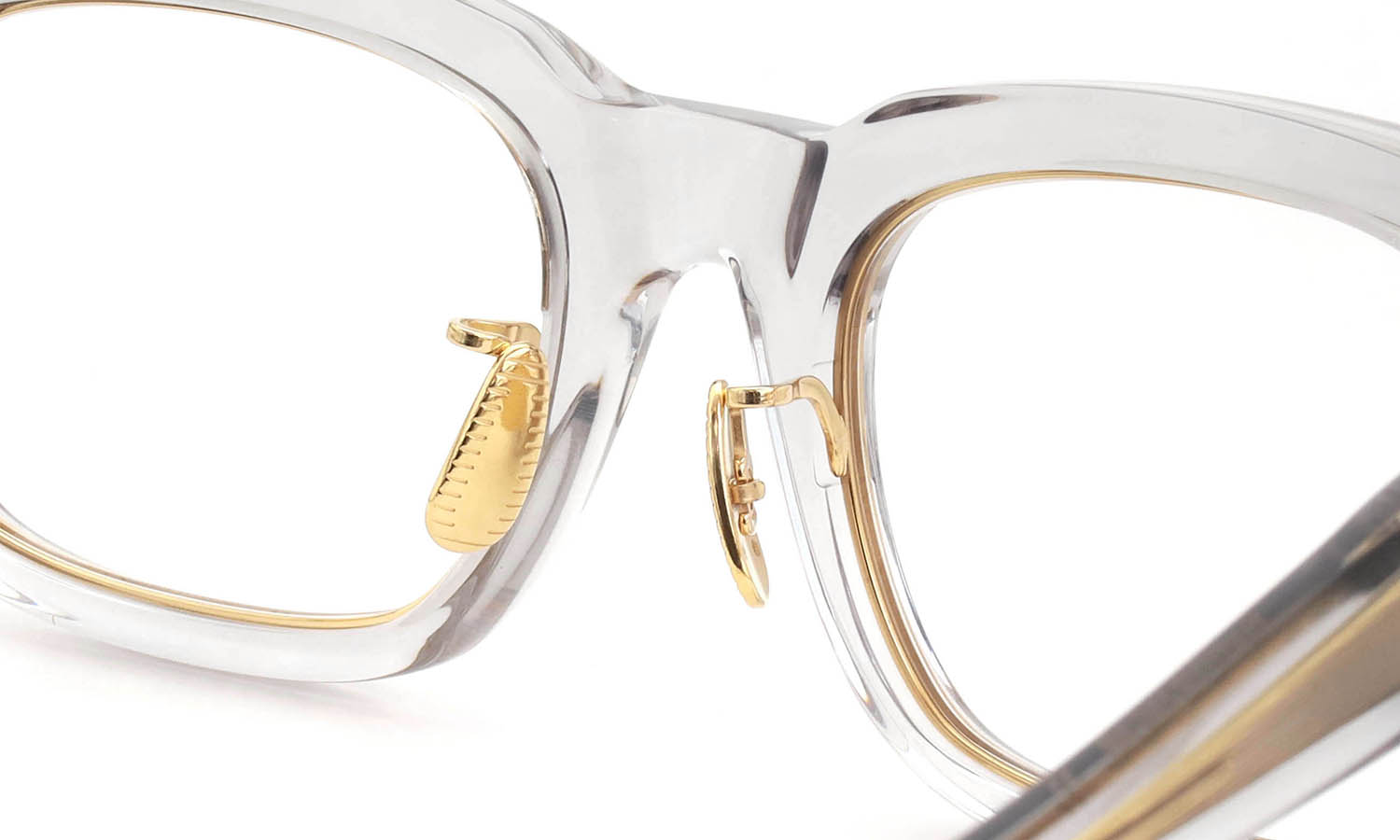 YUICHI TOYAMA:5 メガネ通販 WILLIAMSBURG Col.04 Clear Gray / Gold