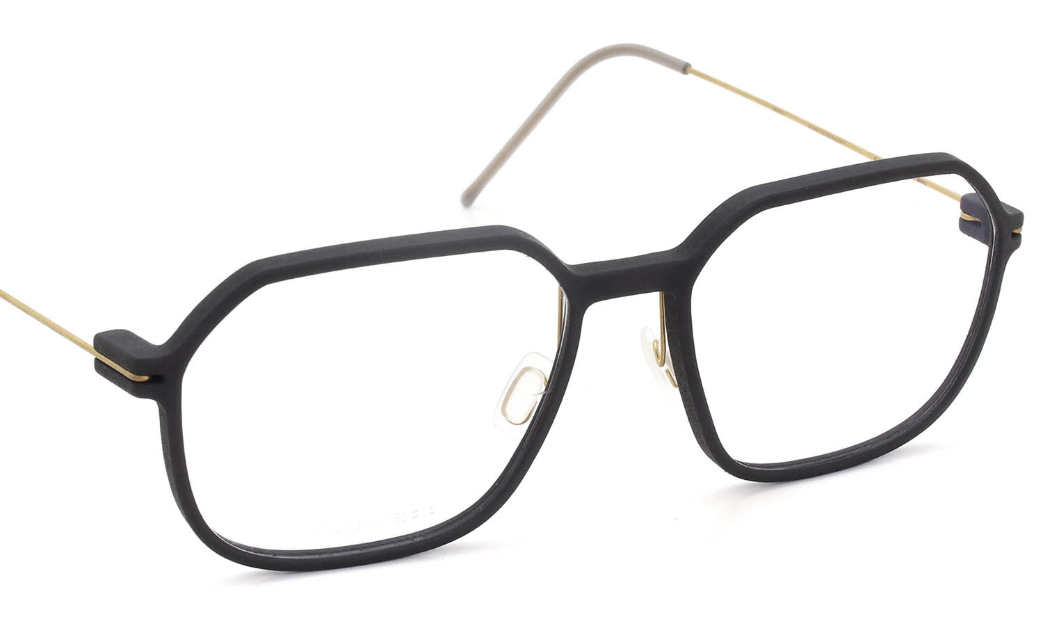 Annu メガネ通販 Square 26 M BLK-Float/Gold