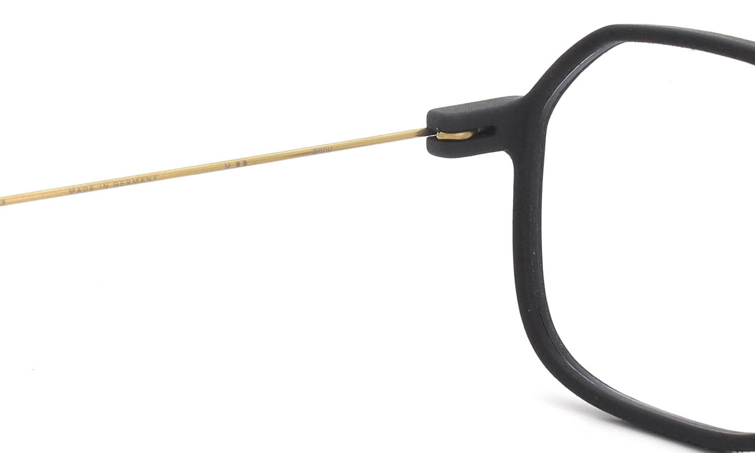 Annu メガネ通販 Square 26 M BLK-Float/Gold