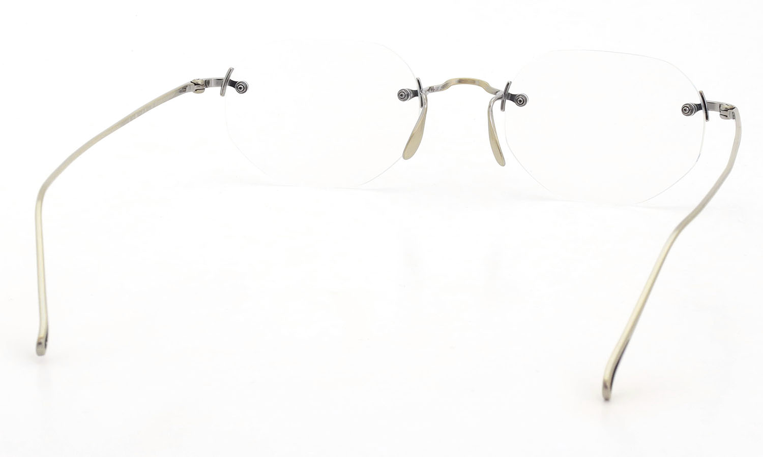 ayame リムレスメガネ通販 3PIECE-O col.AG