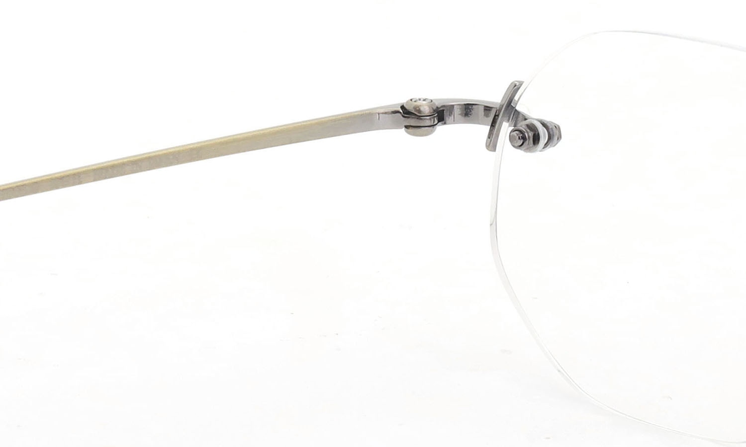 ayame リムレスメガネ通販 3PIECE-O col.AG