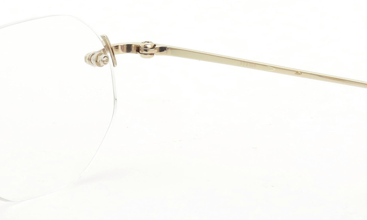 ayame リムレスメガネ通販 3PIECE-O col.CG