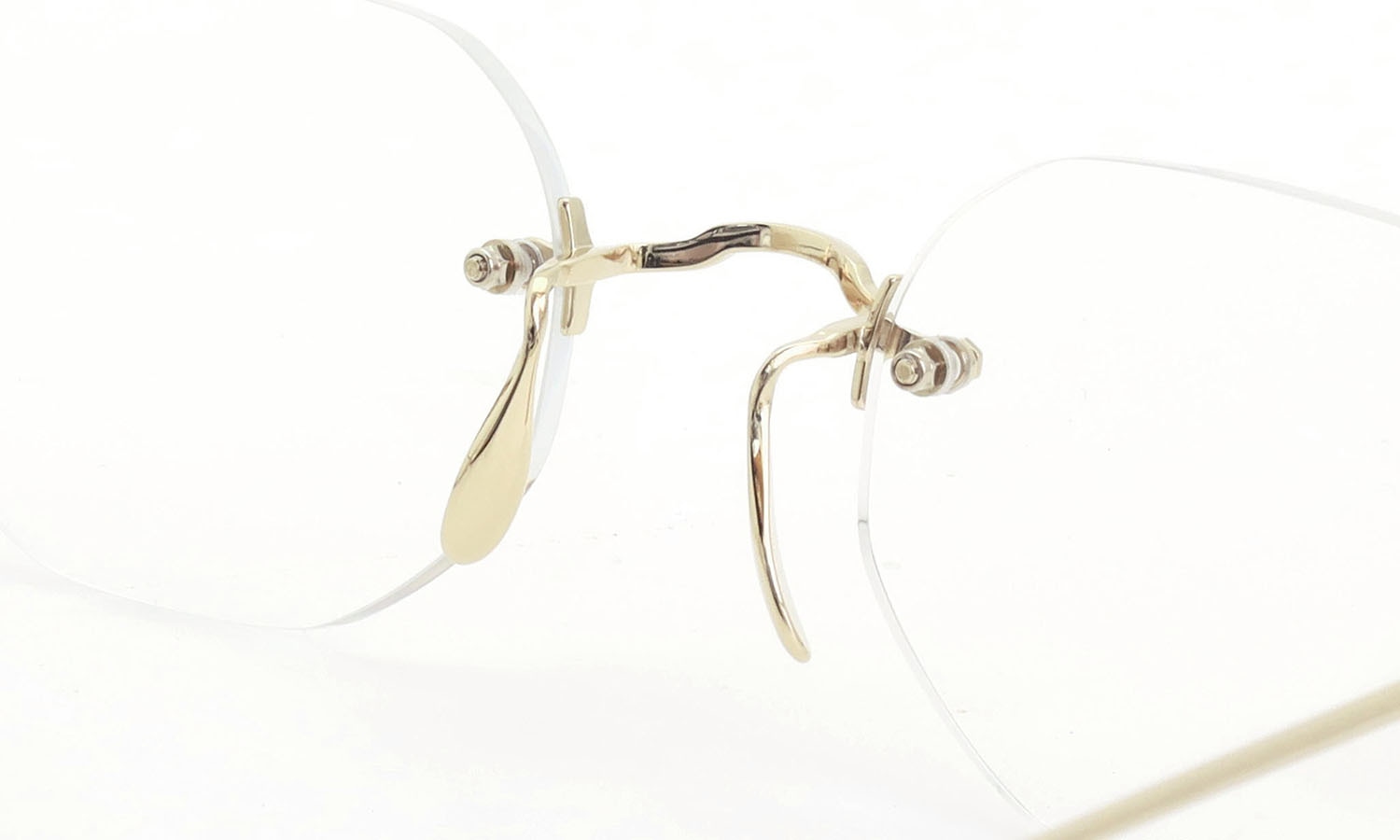 ayame リムレスメガネ通販 3PIECE-O col.CG