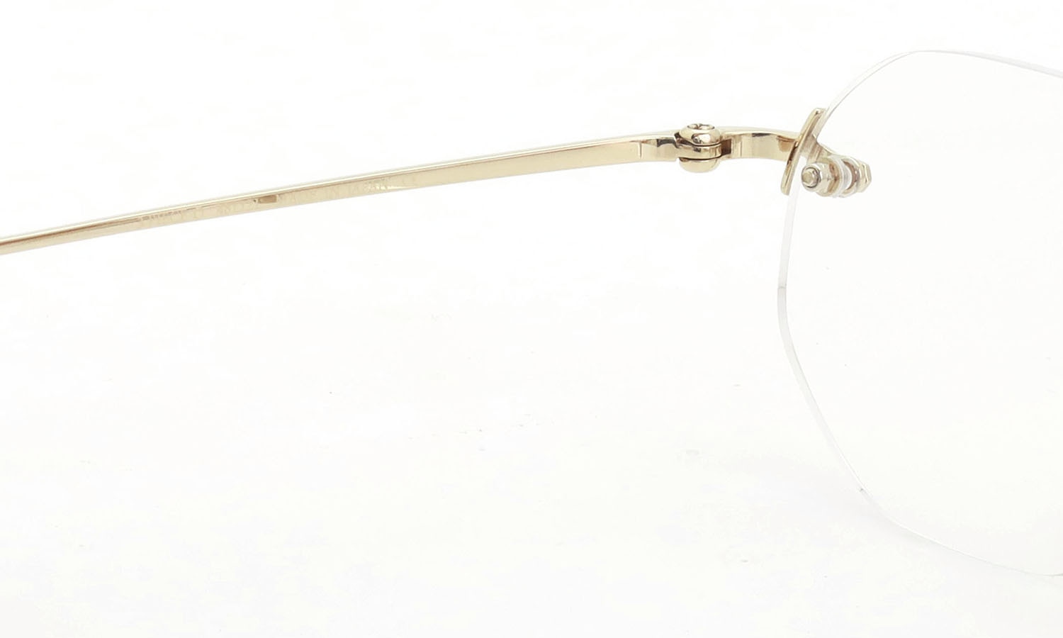 ayame リムレスメガネ通販 3PIECE-O col.CG