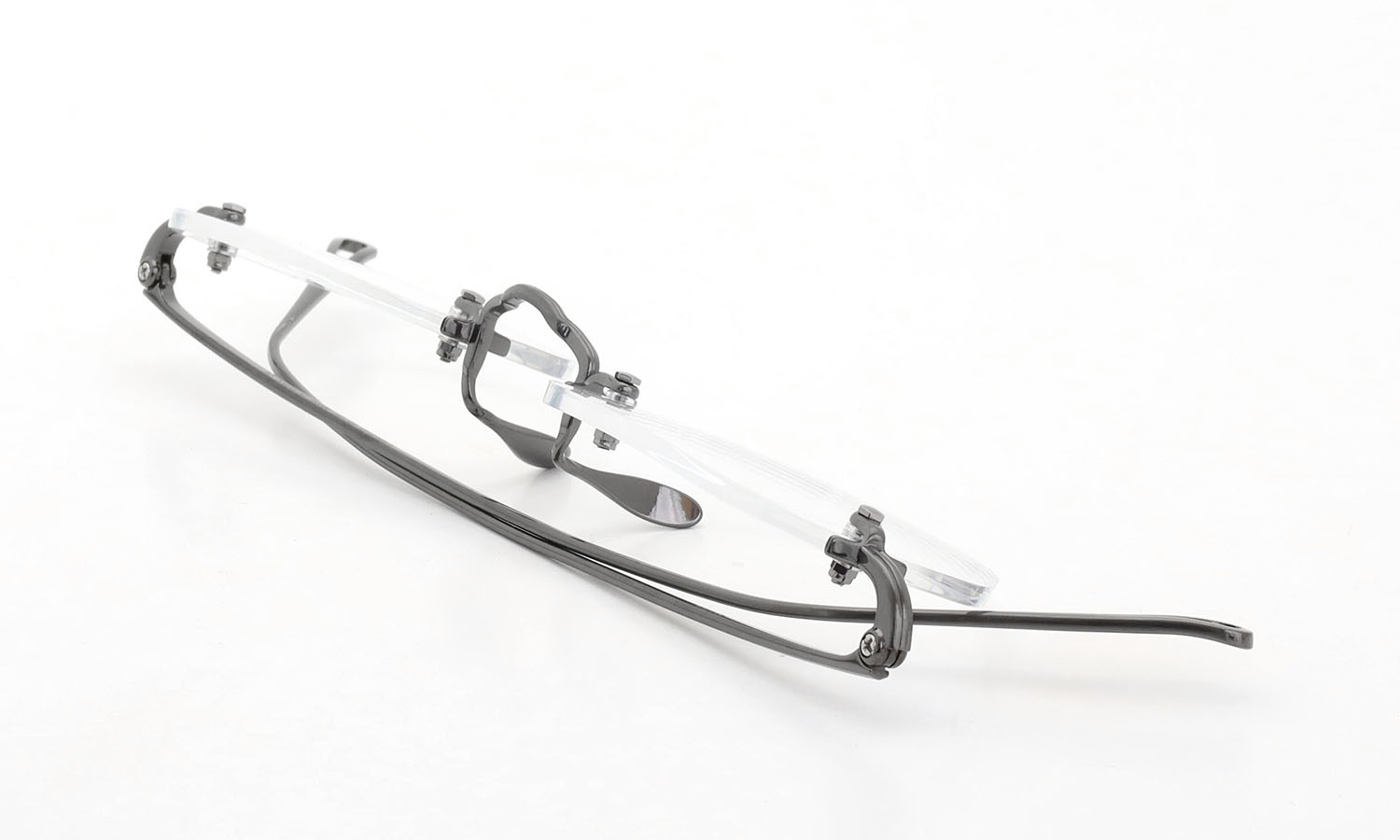 ayame リムレスメガネ通販 3PIECE-O col.CR