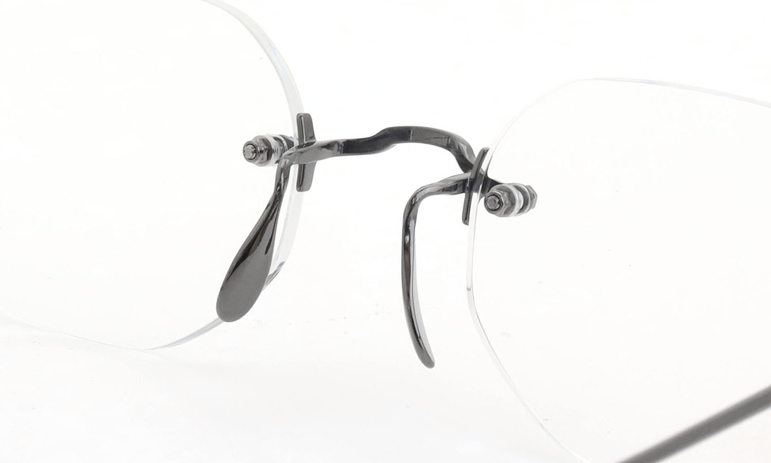 ayame リムレスメガネ通販 3PIECE-O col.CR