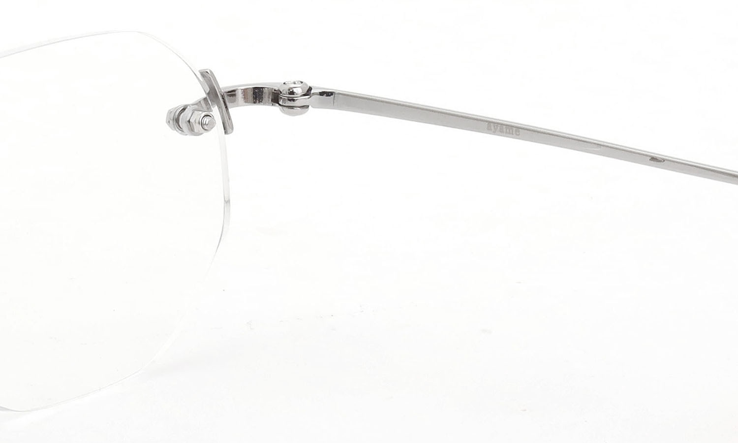 ayame リムレスメガネ通販 3PIECE-O col.TI