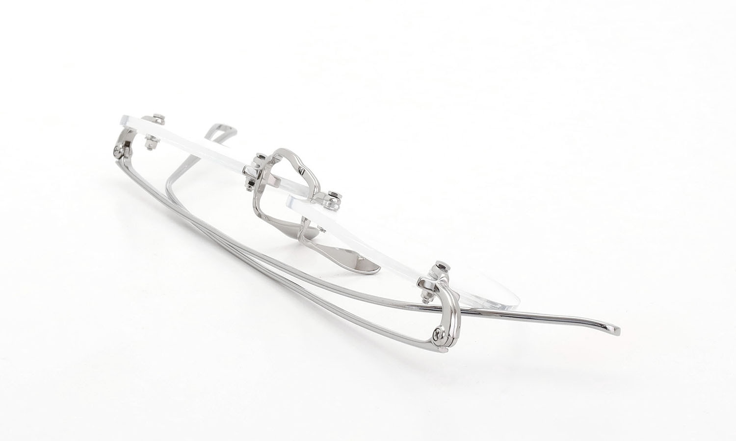 ayame リムレスメガネ通販 3PIECE-O col.TI