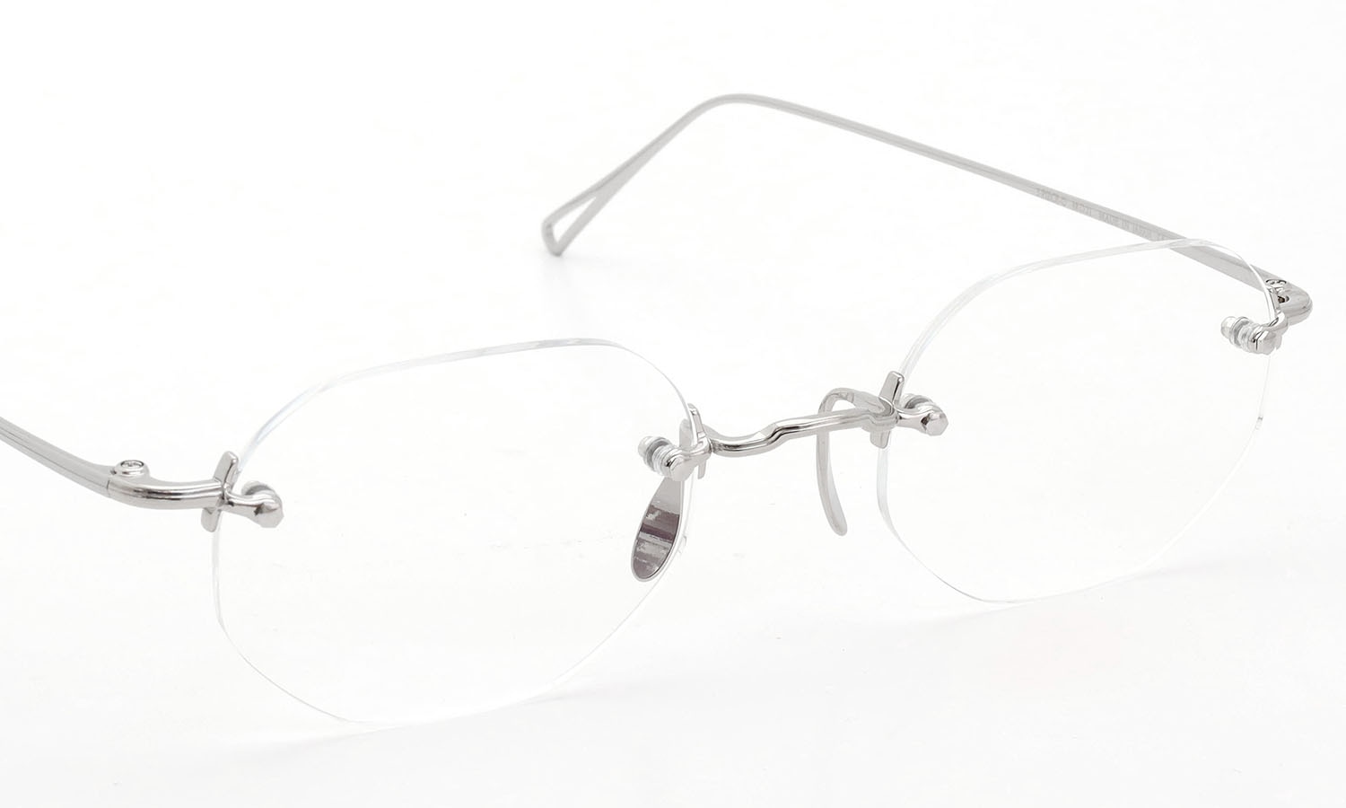 ayame リムレスメガネ通販 3PIECE-O col.TI