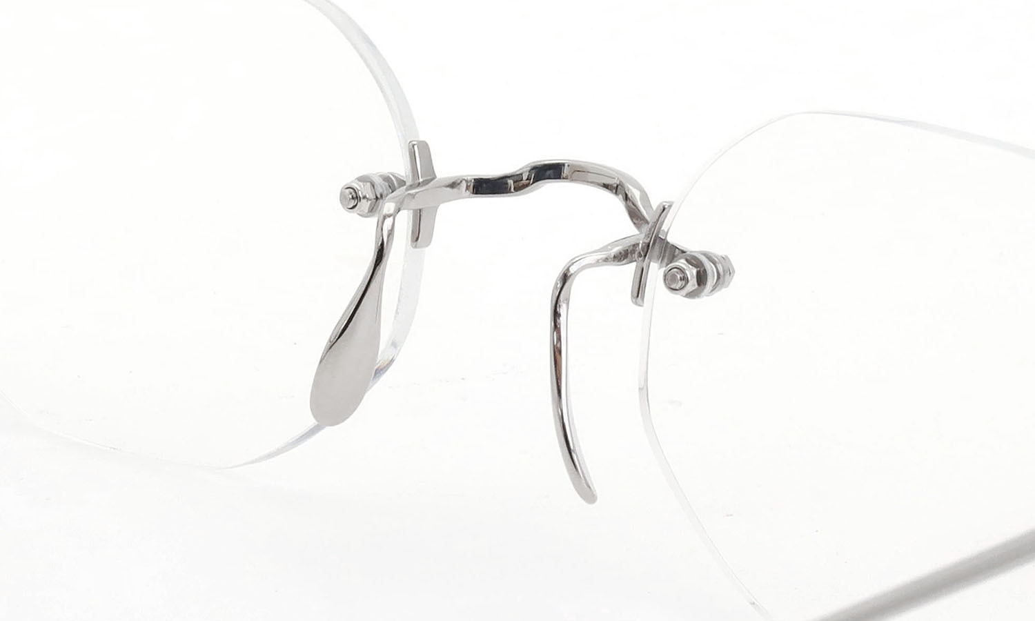 ayame リムレスメガネ通販 3PIECE-O col.TI