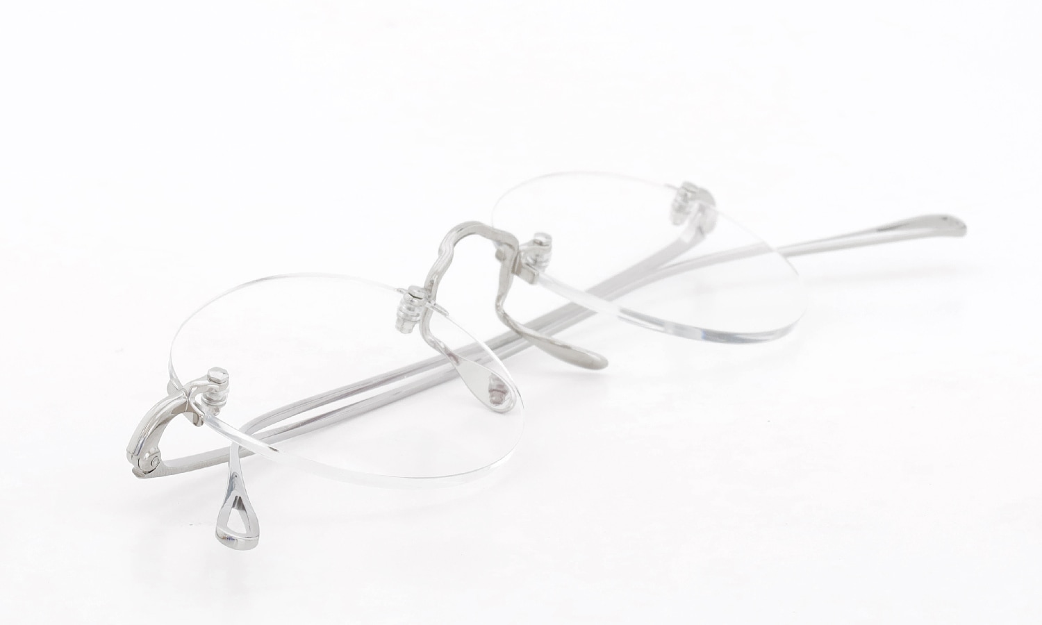 ayame リムレスメガネ通販 3PIECE col.TI