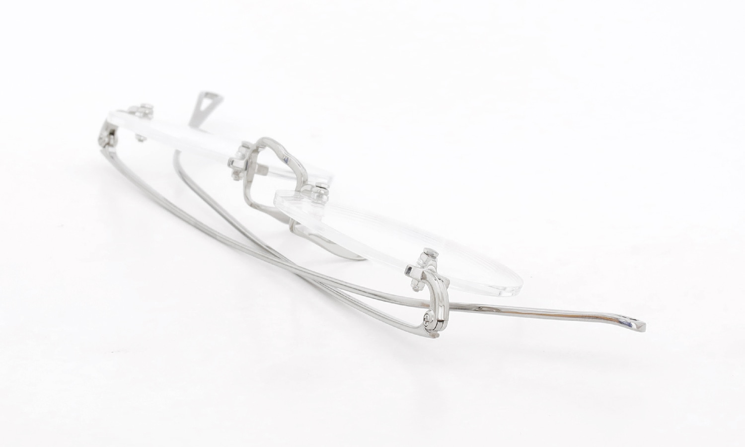 ayame リムレスメガネ通販 3PIECE col.TI
