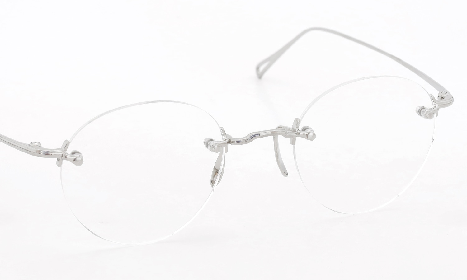 ayame リムレスメガネ通販 3PIECE col.TI