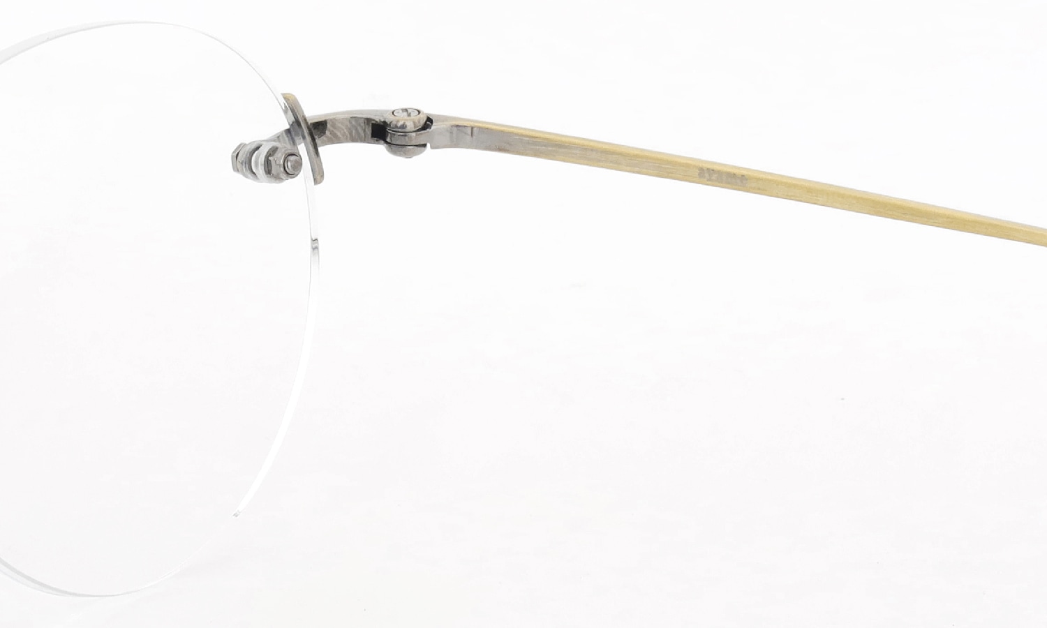 ayame リムレスメガネ通販 3PIECE col.AG