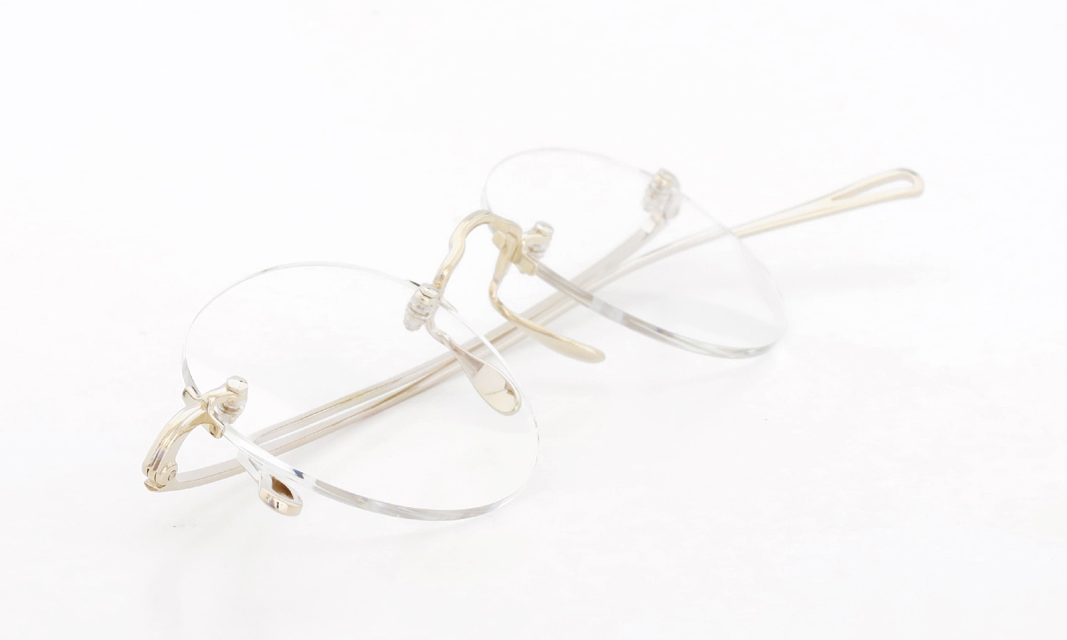 ayame リムレスメガネ通販 3PIECE col.CG