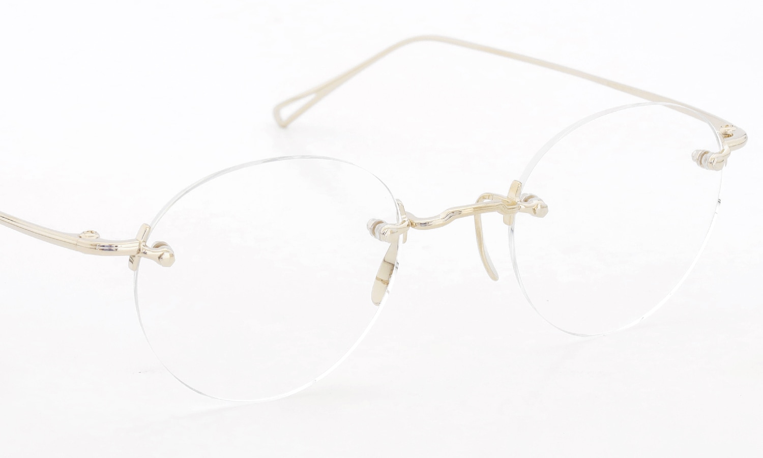 ayame リムレスメガネ通販 3PIECE col.CG