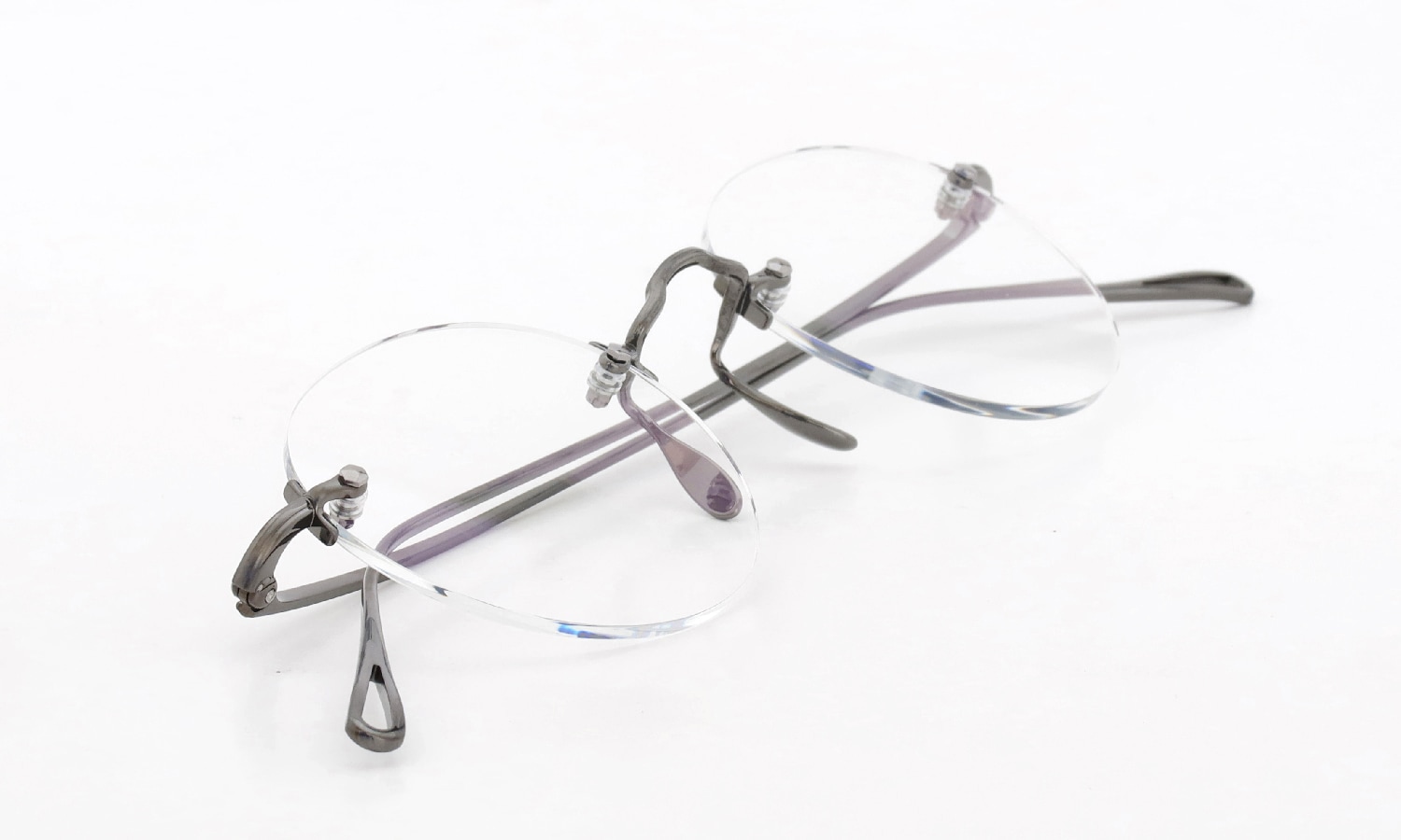 ayame リムレスメガネ通販 3PIECE col.CR