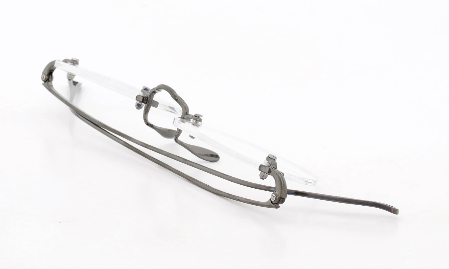 ayame リムレスメガネ通販 3PIECE col.CR