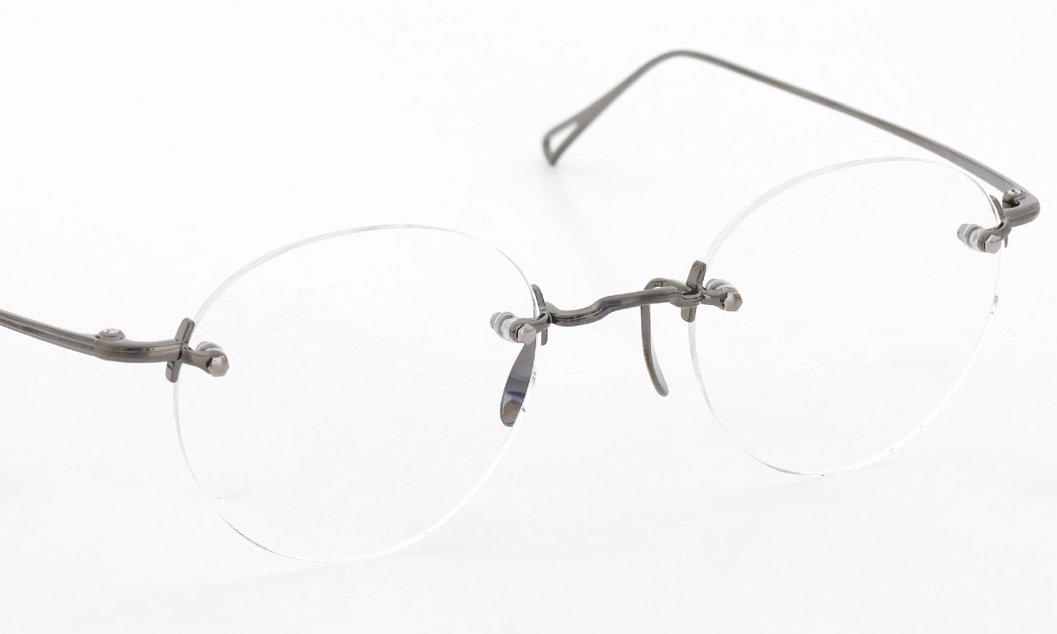 ayame リムレスメガネ通販 3PIECE col.CR