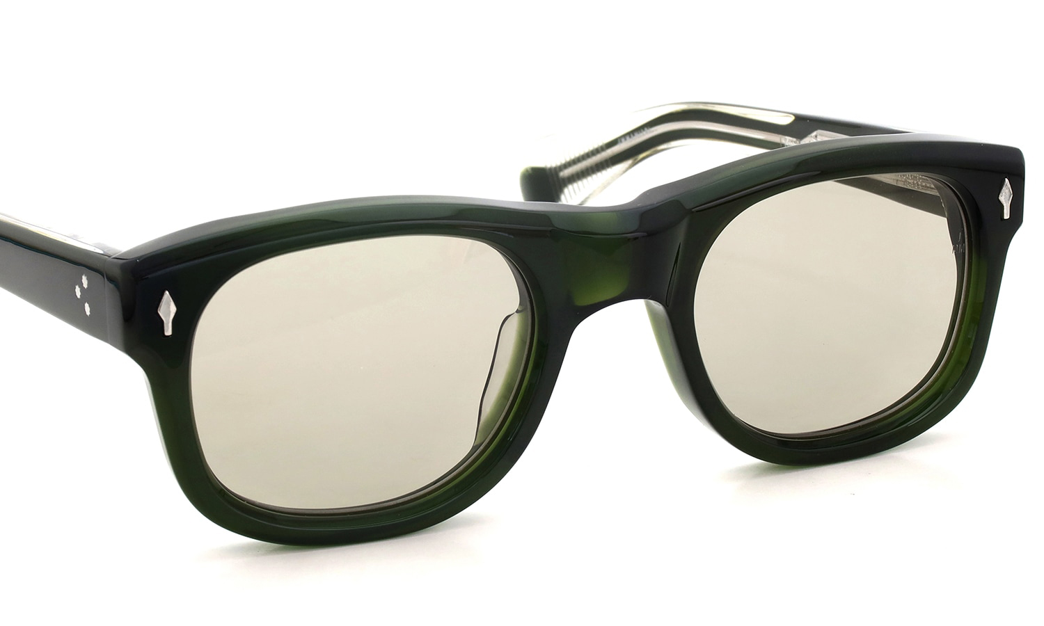 JACQUESMARIEMAGE サングラス通販 AMILCAR Borneo /Light Bottle Green JMMAMI-18L フロント