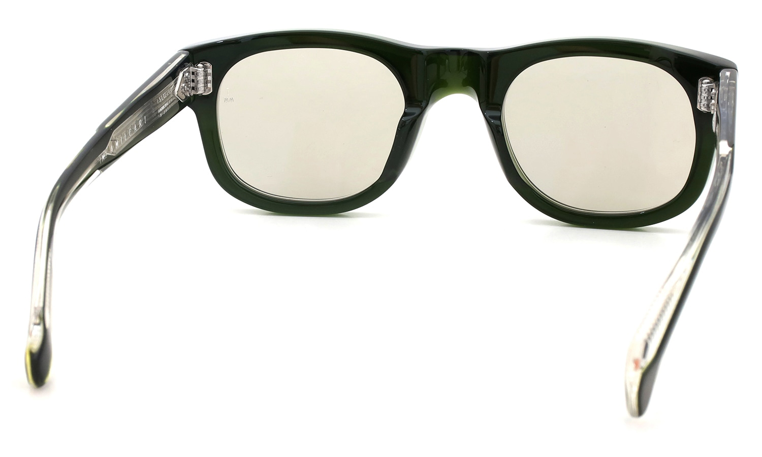 JACQUESMARIEMAGE サングラス通販 AMILCAR Borneo /Light Bottle Green JMMAMI-18L フレームの裏側