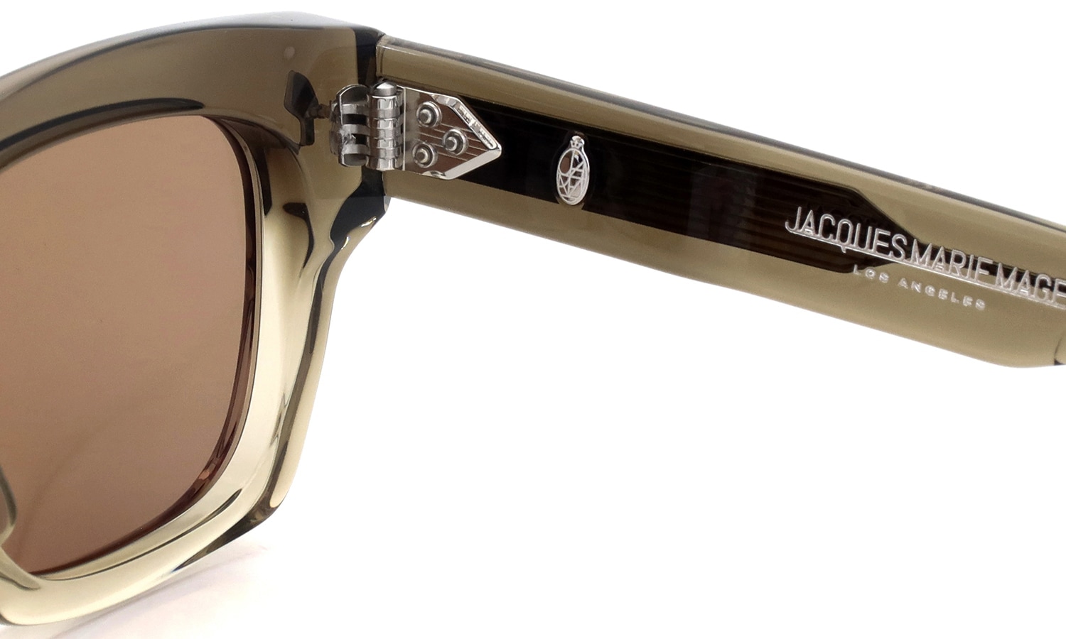 JACQUESMARIEMAGE サングラス通販 DEALAN53  col.Lescot /Brass JMMDEX-B10 右側ヒンジ裏と右側テンプル