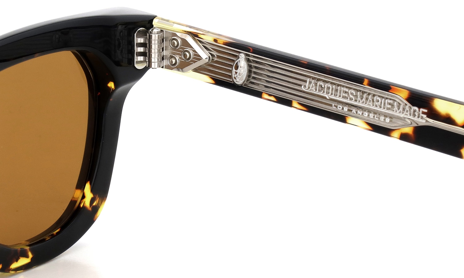 JACQUESMARIEMAGE サングラス VENDOME col.Tokyo /Orange 右側ヒンジと右テンプルの裏側