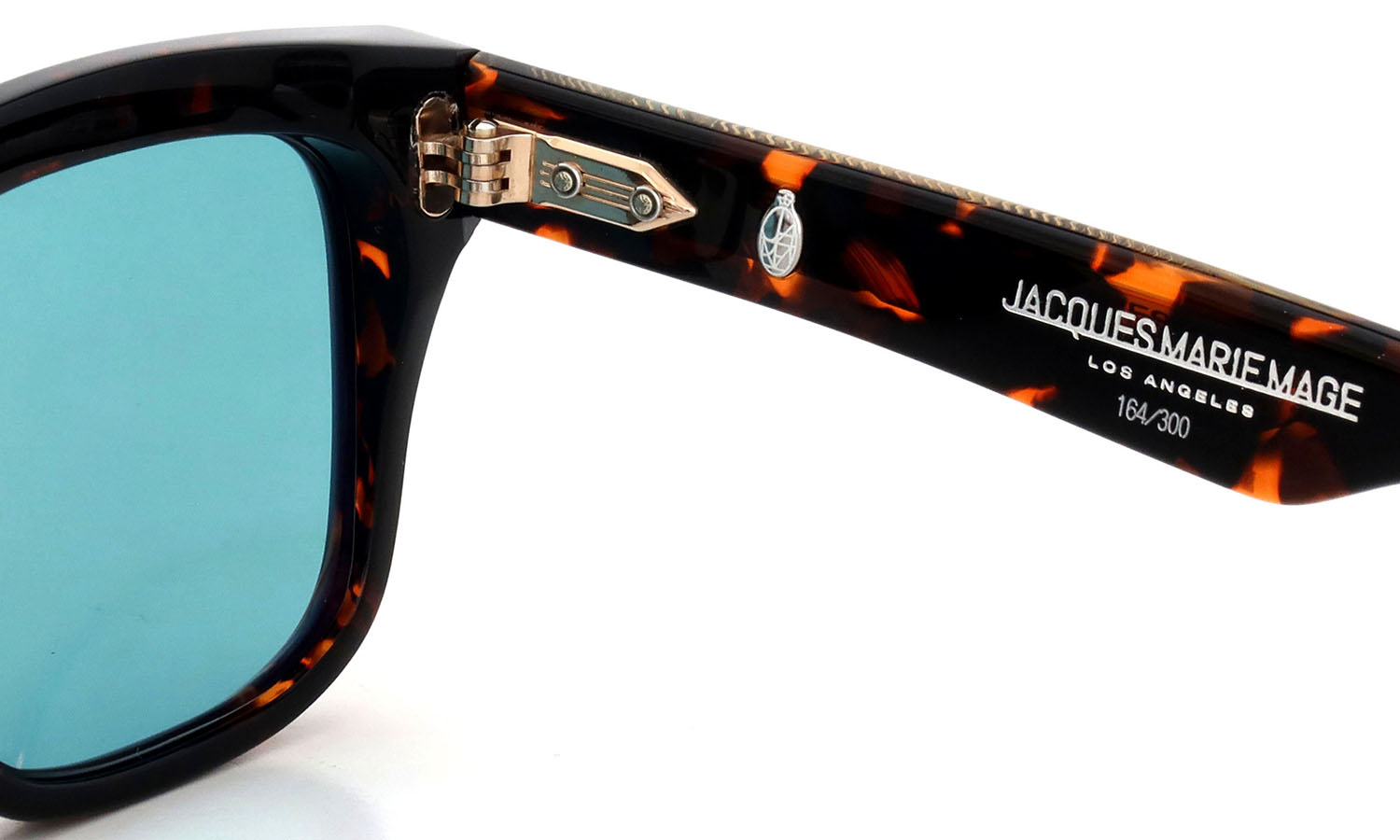 JACQUESMARIEMAGE サングラス通販 WESLEY col.Aegen /Cyan JMMWY-H24 右側ヒンジ裏と右側テンプル