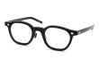 10eyevan 2026AW新作 セルロイドメガネ no.2 III FR (47) c.1002S Black/Silver