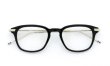 THOM BROWNE.  NEW YORK（トムブラウンニューヨーク）メガネ TB 704 A BLK 12kGLD 49size ４
