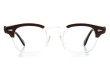 TART Optical vintage ARNEL REDWOOD CB-CLEAR 44-22 04