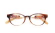 megane and me × ポンメガネ 限定生産オリジナルメガネ meganeandme for ponmagane col.brown-demi