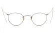 ENGLAND (Savile Row)Vintage イングランド サヴィルロウ ヴィンテージ 推定1940年代 メガネ ALGHA WORKS OPTICAL PANTO NUDE-PAD col.Silver