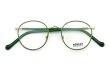 MOSCOT メガネ ZEV 46size Col.Emerald/Gold