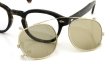 MOSCOT CLIPTOSH カスタム 46 GOLD/Light-Brown