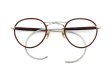 1930s-1940s BRITISH AMERICAN OPTICAL DOUBLE-BRIDGE Silver/Chestnut