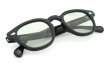 MOSCOT レムトッシュ サングラス BLACK ライトグリーンレンズ