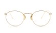 Artcraft Optical vintage 1937 Artbilt P-5 YellowGold 1/10 12KGF 46-22 12k-Solid-Gold-Nose-pad