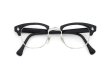 American Optical Vintage 1960s〜1980s Brow Combination AO鋲 Black/Silver 46-22