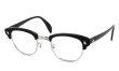 American Optical Vintage 1960s Brow Combination AO鋲 Black/Silver 48-24