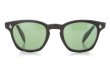 AO vintage Sunglasses AO鋲 Square Chocolate 46-22 Original-Green-Lens