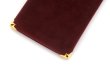 JACQUESMARIEMAGE SOFT POUCH Velvet Burgundy JMM-ACCS-013